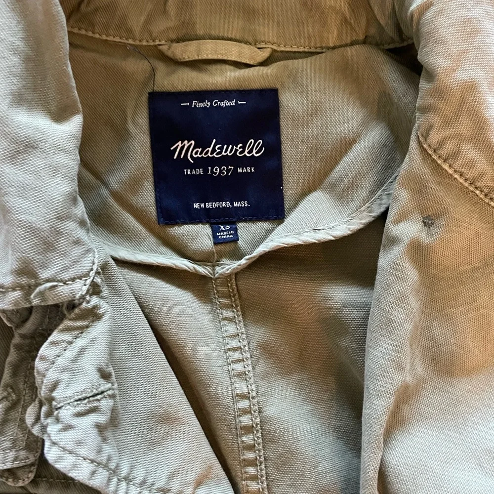 Madewell Olive Utility Jacket - Picture 3 of 4